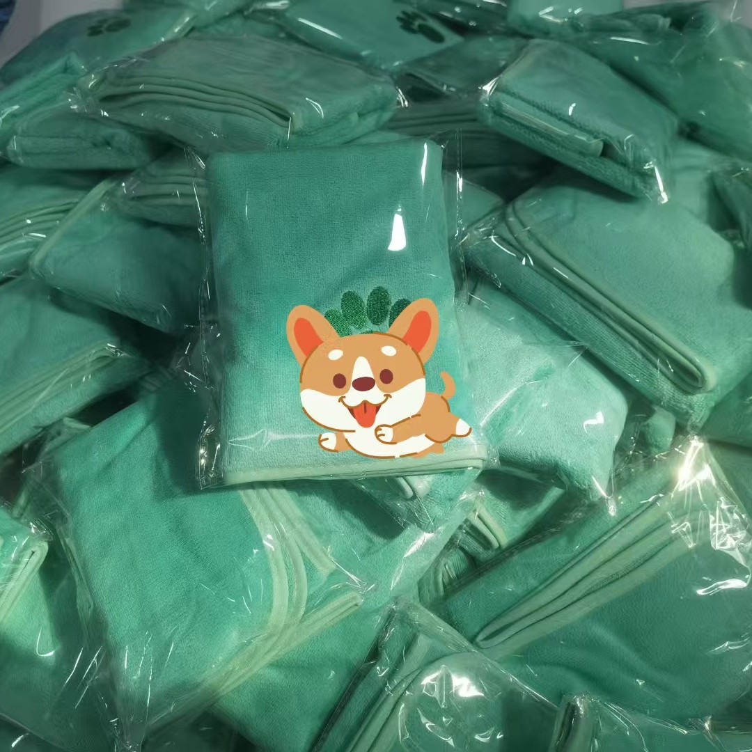 Foreign Trade Microfiber Towels Can Be Customized and Embroidered, Dry Hair Towels, Beauty Salon Towels, Wholesale Cross-Border Exports