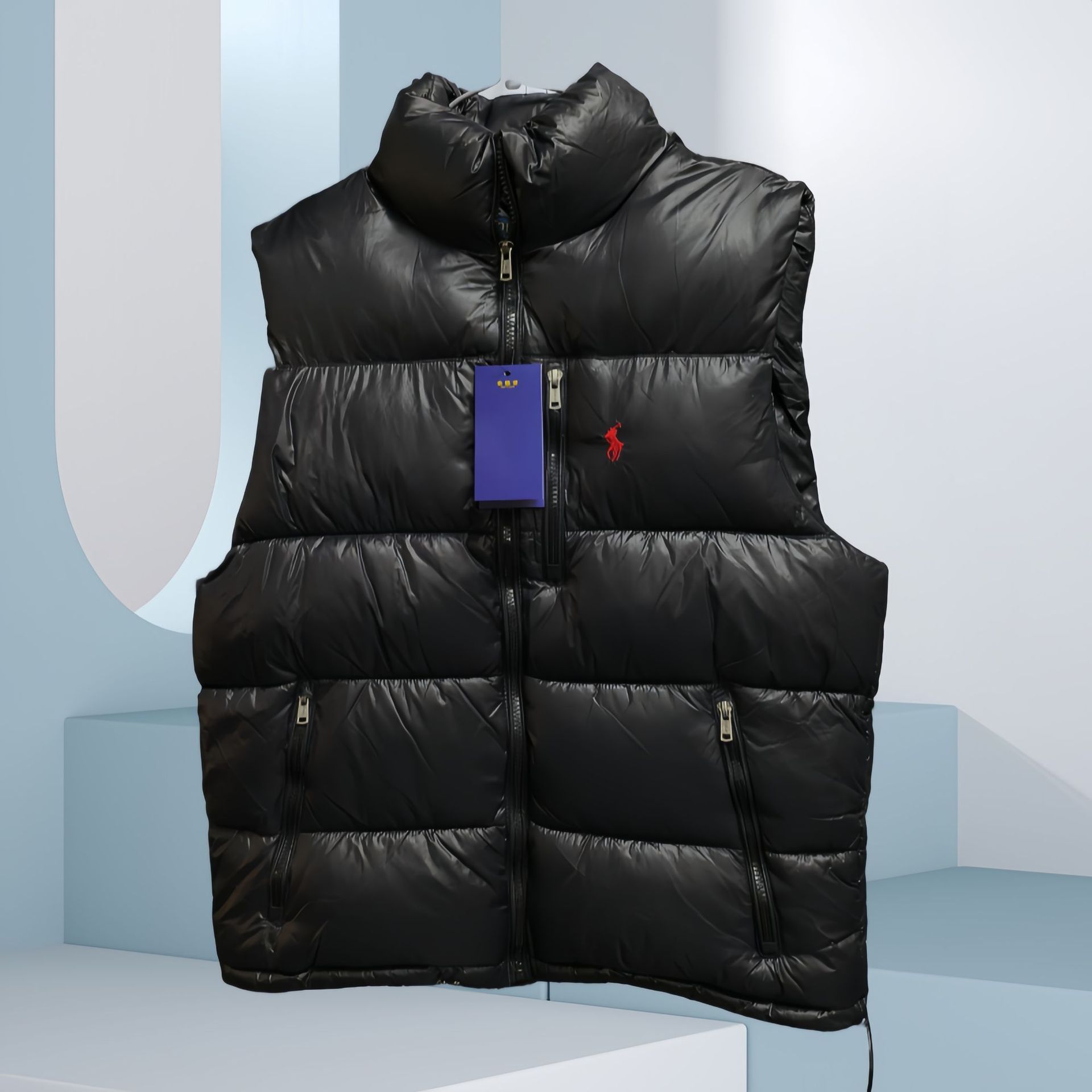 Cross-Border Vest Ralph Lauren/Ralph Lauren Men's Classic Anti-Water down Vest for Men and Women