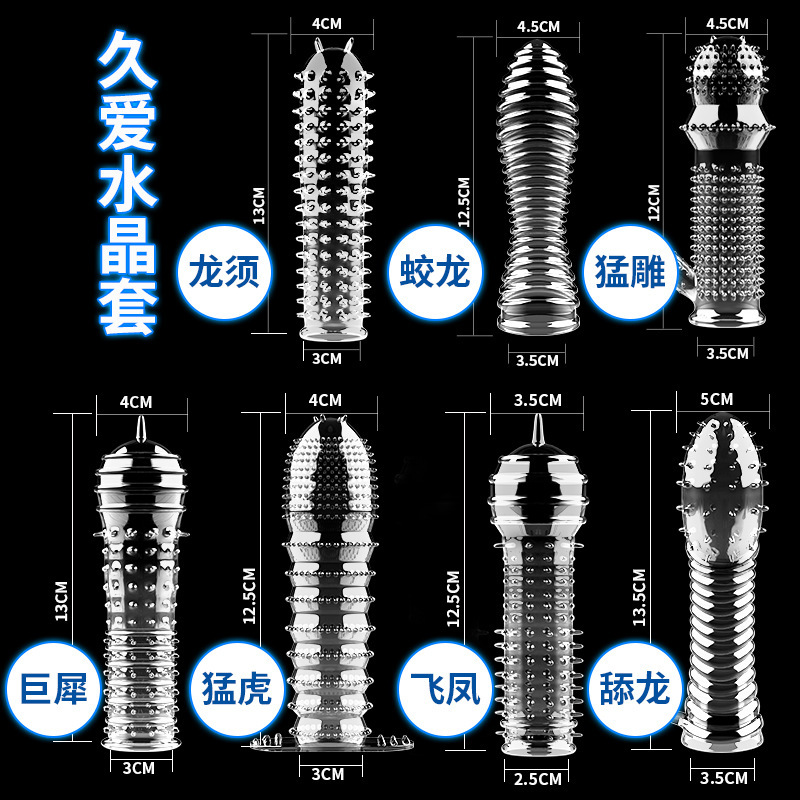 Jiuai Wolf Tooth  Delay Lock Ring for Men, Silicone Ring for Male Sexual Use, Liquid Silicone