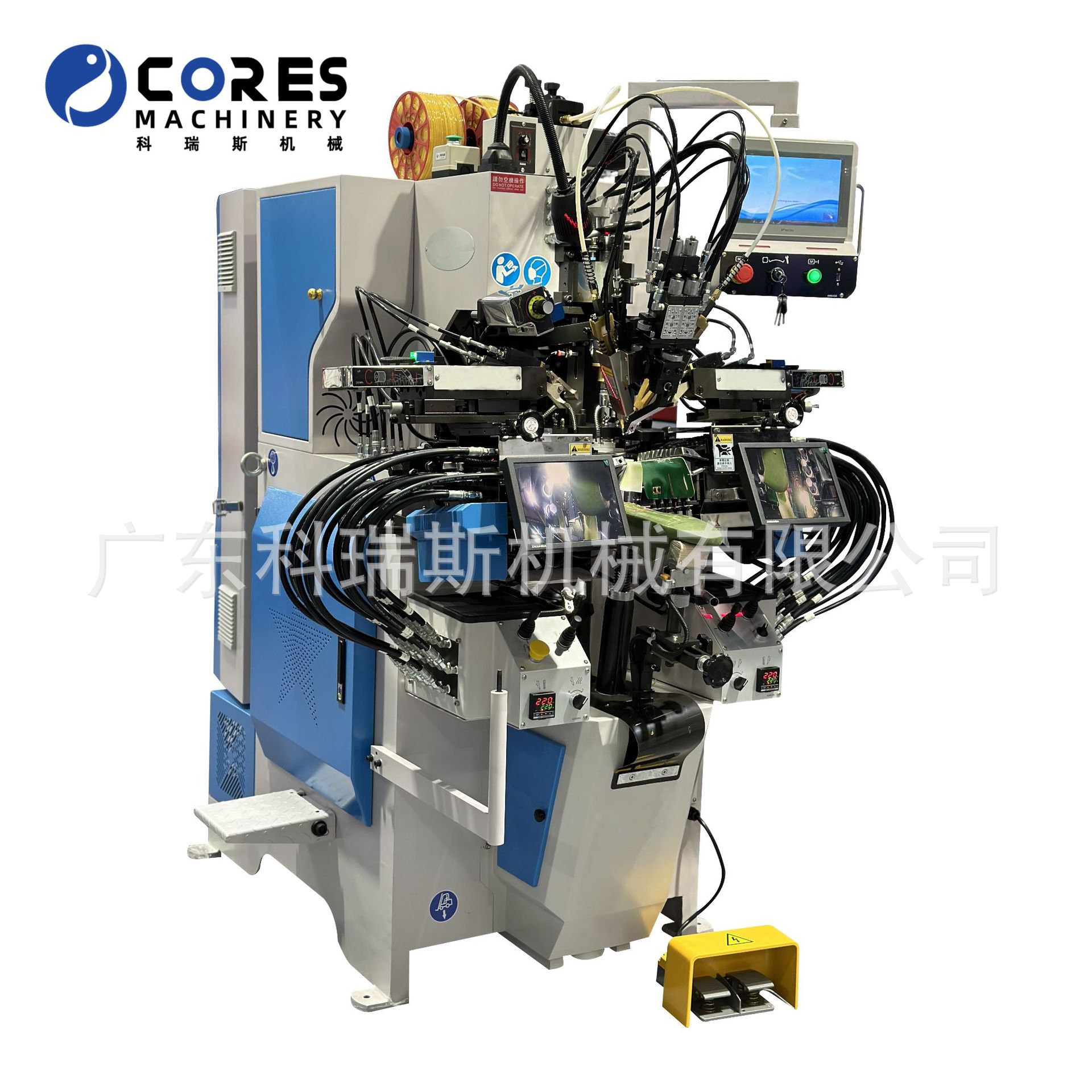 Прямые поставки с завода, сервоприводная и визуализированная универсальная машина, стильная машина для прессования клея на средней части