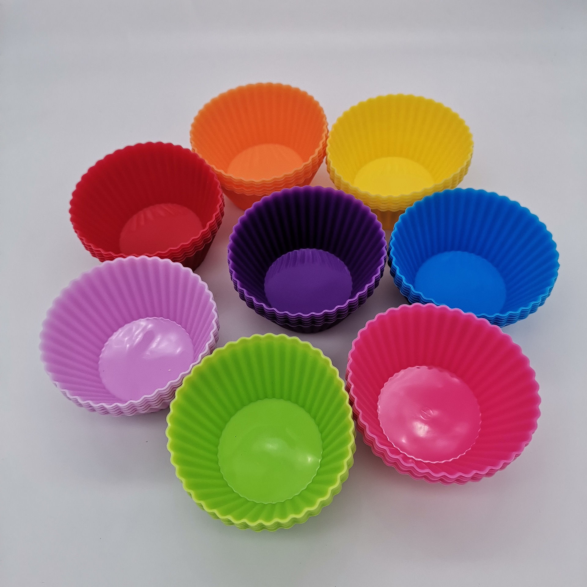 Marfin Cup round cake Cup silicone mold silicone pudding cake mold egg tart mold 7g/6G