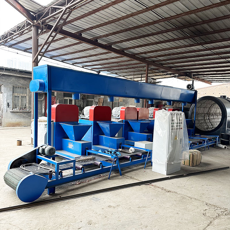Fully automatic mechanism charcoal machine complete set of mechanical equipment complete set how much is a smokeless wood carbon machine