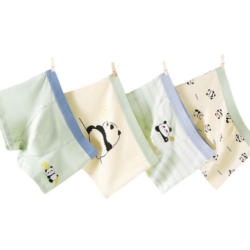 Children's underwear cotton class a cotton boy's underwear cartoon boxers cotton big baby boxers wholesale