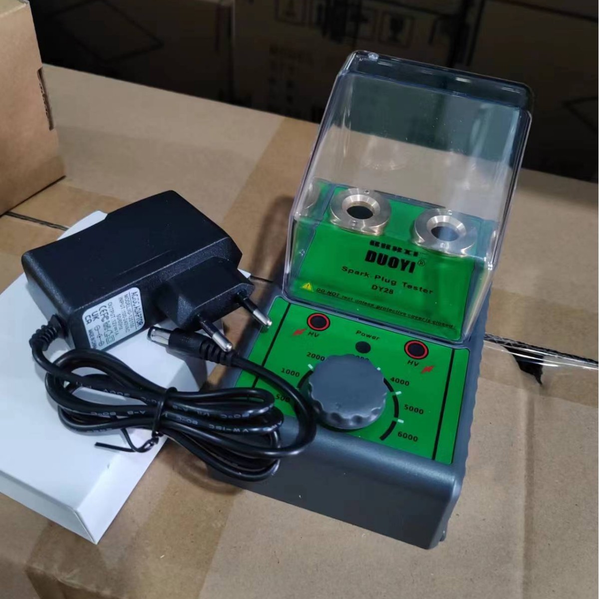 Duoyi Dy28 Double Hole Spark Plug Tester Ignition Plug Analyzer Diagnostic Tool Car Spark Plug Detector