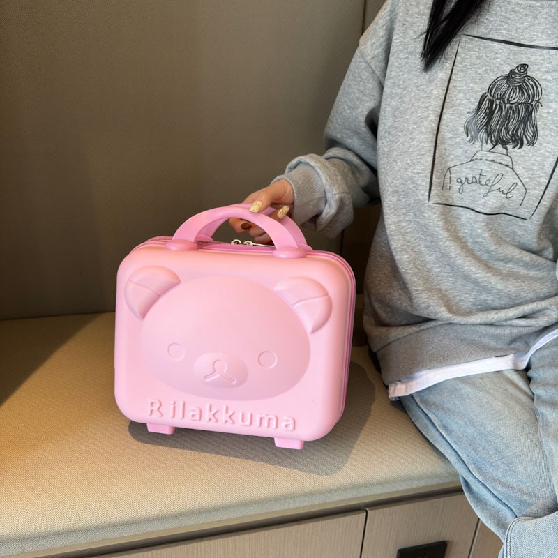 Косметичка медведь 14 дюймов чемодан мультяшный подарок для женщин