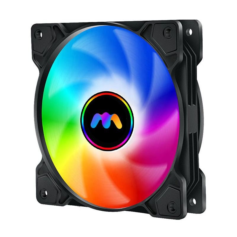 Magic Space Phantom Colorful 12025 Chassis Fan Desktop Computer Silent Led Luminous Cooling Fan Large 4P