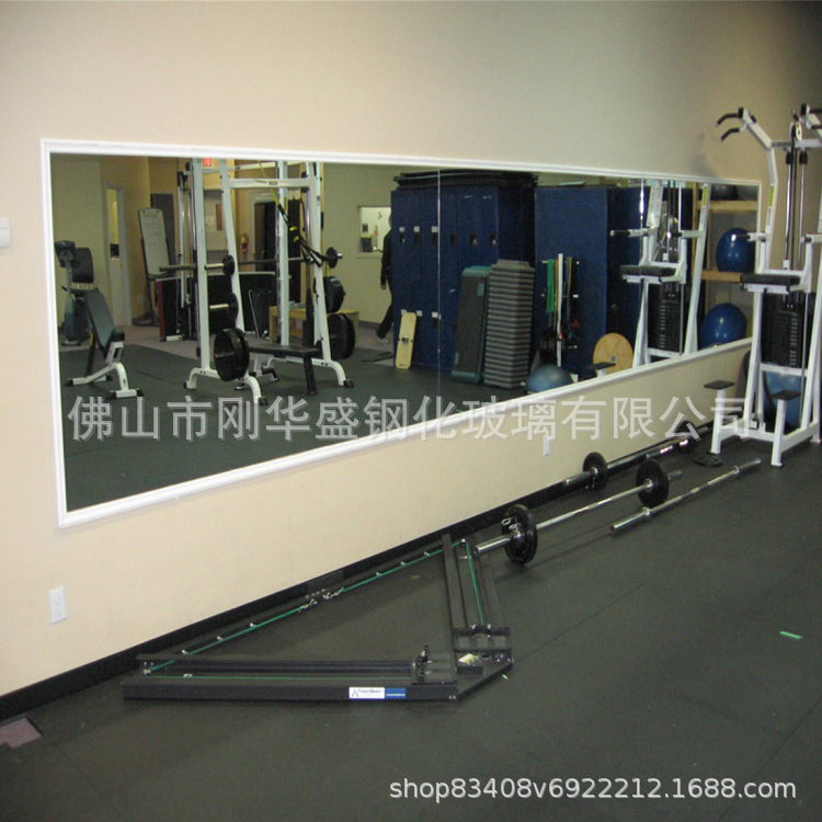 Gym Yoga Studio Dance Studio Mirror Home Wall-Mounted Oversized Tempered Mirror Manufacturer Direct Supply Safety Mirror
