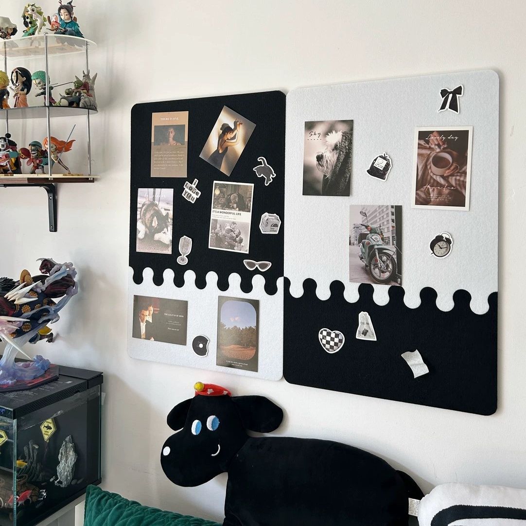 Легкая роскошная декоративная панель, самоклеящиеся фетровые наклейки для стен, без пробивания, для классной комнаты