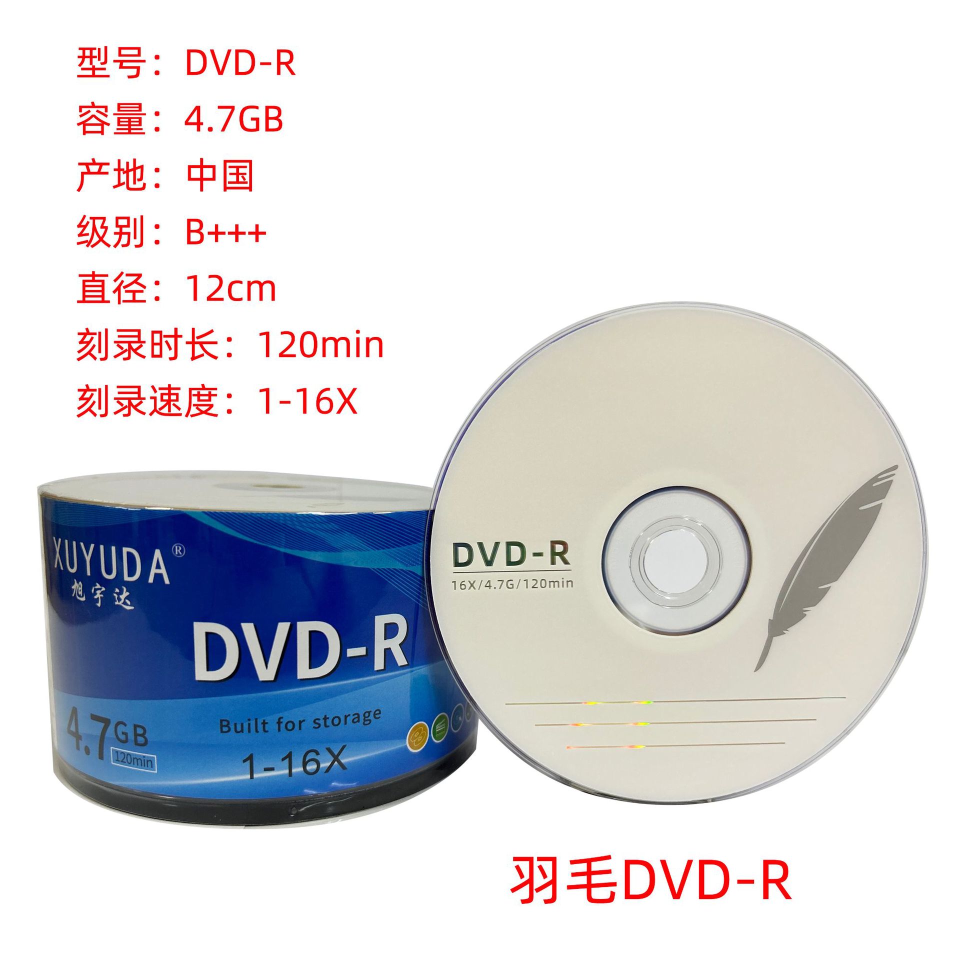 Blank Dvd Disc 4.7g Burning Disc Printable Cd-R Office 700Mb Cross-Border Export Manufacturer Wholesale Disc