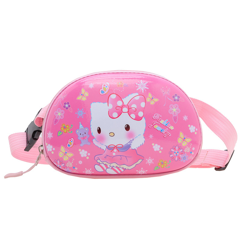 Cartoon mini cute portable men's and women's trendy ~ PVC Western style sweet travel anime pressure shell shoulder crossbody chest bag