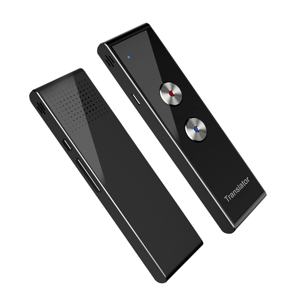 Cross-border T8 + Smart Bluetooth Translator Voice Synchronization Translator Multi-language Timely Translation Translation Stick