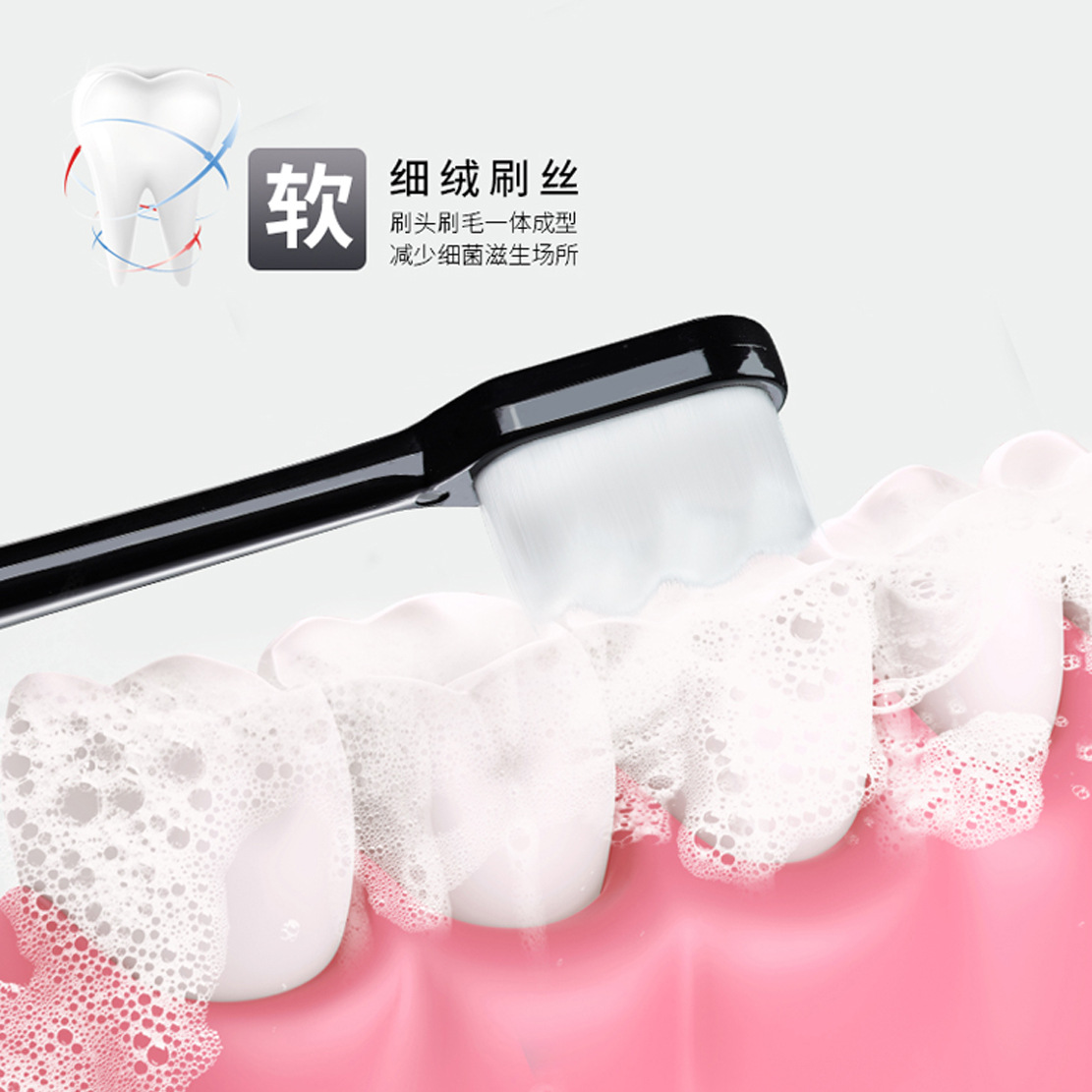 Ten Thousand Hair Toothbrush Soft Hair Ultra-fine High-grade Nano Silk Soft Hair Toothbrush Independent Packaging Couples Toothbrush Family Toothbrush