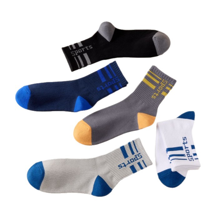 【Big Clearance】Women's Autumn and Winter Mid-Calf Socks Solid Color Men's Ankle Socks Low-Cut Invisible Socks Street Style Men's Socks