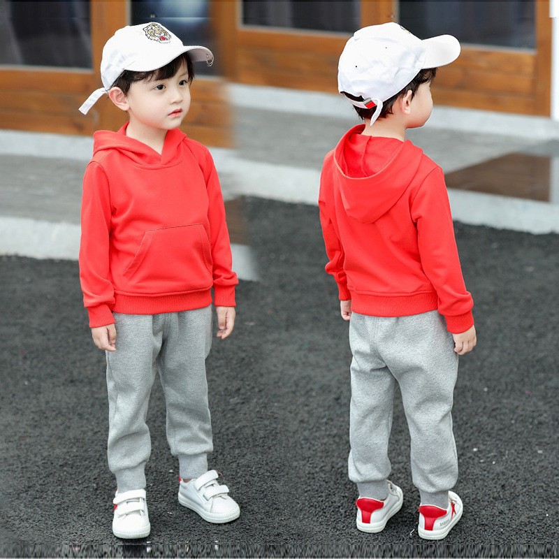 2024 spring and autumn children's clothing vests boys solid color children's coat girls clothes hooded vests factory outlet