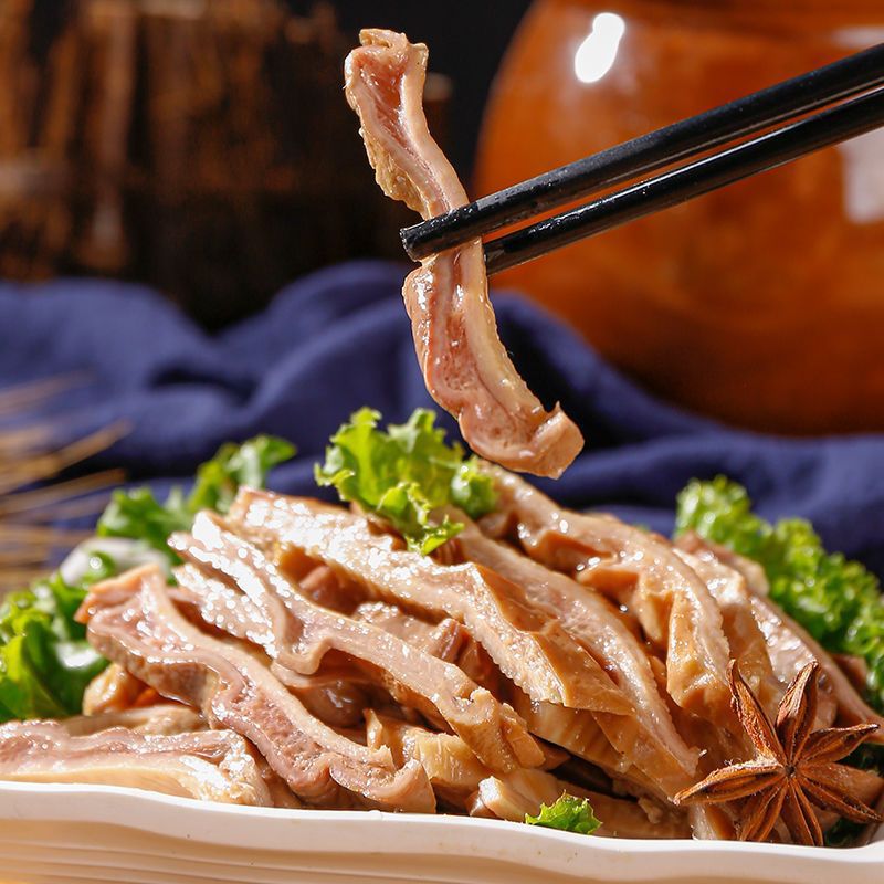Five-Spice Pork Belly Shreds, Original Cooked Food, Fresh Open Bag, Ready-To-Eat Belly Shreds, No Cutting, Pre-Made Vegetables, Pork Belly Shreds, Wholesale Distribution