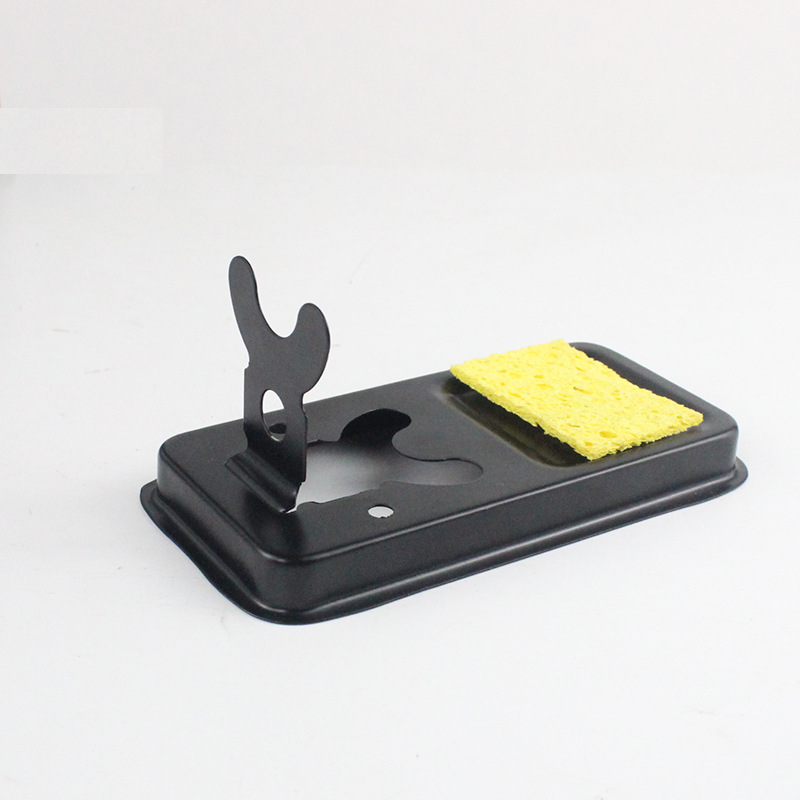 Cross-border Hot Selling Integrated Electric Soldering Iron Bracket Iron Material Rectangular Table Top Fixing Metal Y-shaped Simple Rack