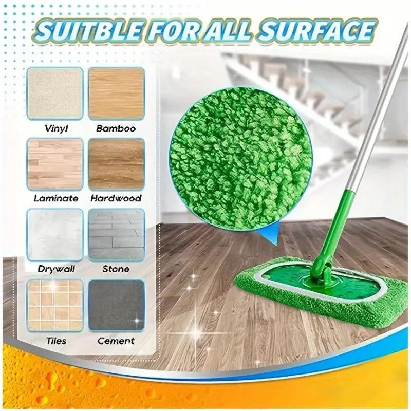 Cross-Border Swiffer Mop Cloth Cover Replacement Cloth Washable Repeatable Flat Mop Accessories Lazy Mop