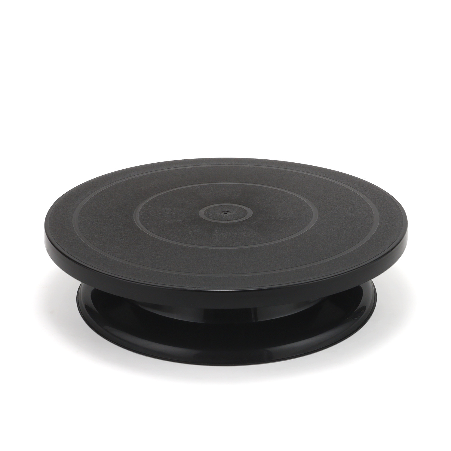Manufacturer's Ready-Made Black Cake Rotating Table Cake Decoration Decorating Turntable Plastic Turntable Decorating Cream Workbench