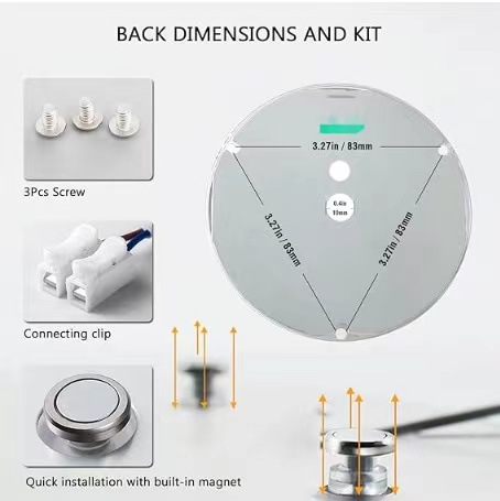 ETL certified American Standard fan ceiling lamp light source module dimmable 18W120VLED ceiling lamp transformation lamp panel