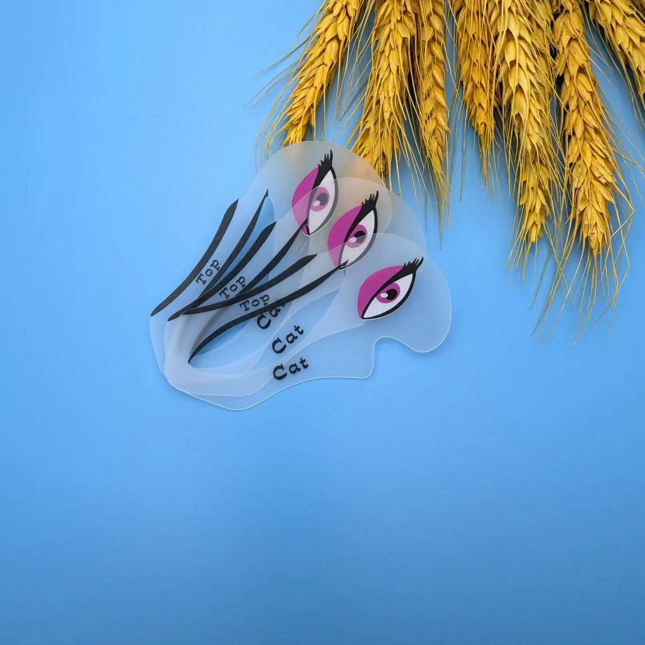 Eye shadow skin care tangible eyebrow shaping beauty makeup lazy eyebrow tool auxiliary tool in stock card eyebrow