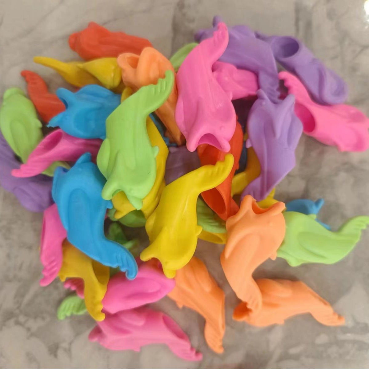 Small Dolphin Small Fish Pen Grip Corrector Pencil Gel Pen Correct Writing Posture Correct Pen Grab Pen