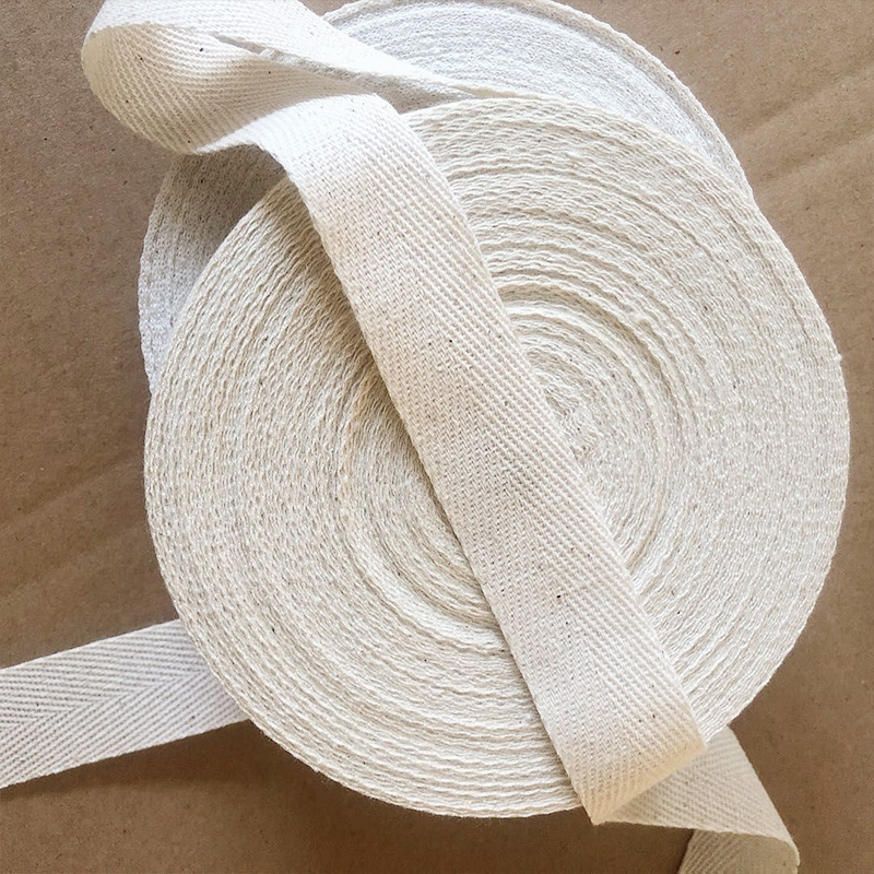 Double-sided white yarn tape pure cotton insulated electrical white cloth tape motor binding tape transformer winding tape White