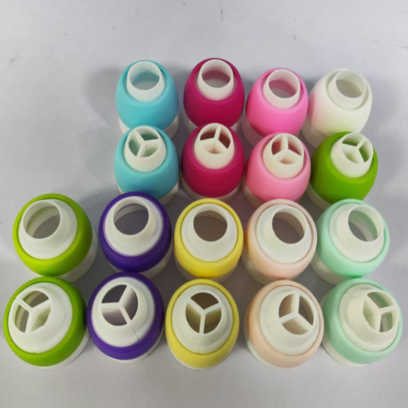 Manufacturer Russian Decorating Nozzle Converter Three-Color Converter Torch Decorating Nozzle Converter Baking Utensils