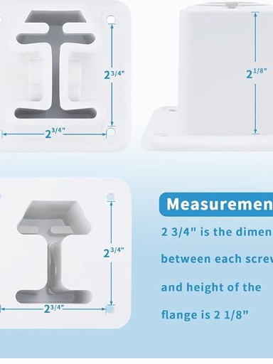 Swimming pool ladder/resin ladder flange 832414D
