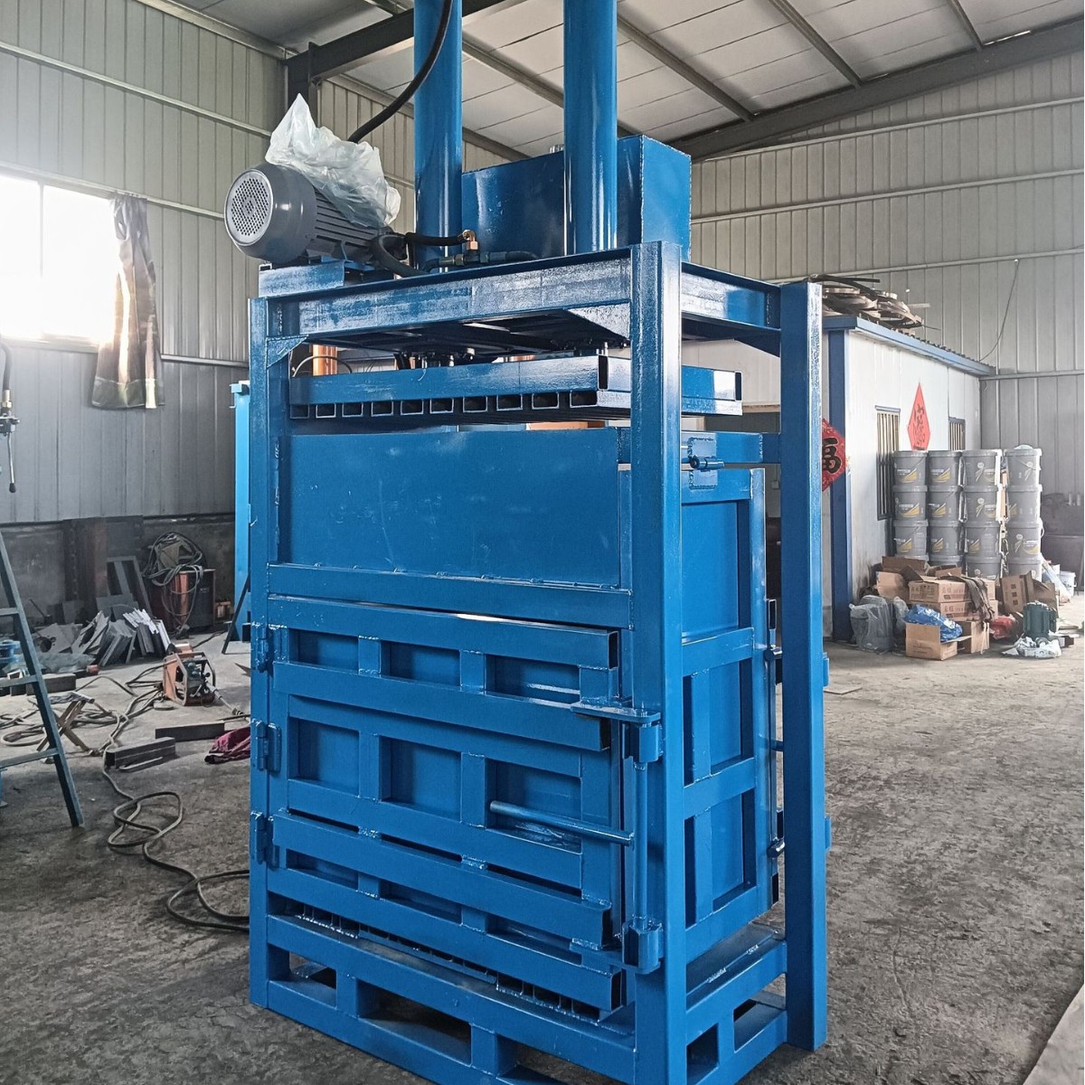 40 Ton Double Cylinder Hydraulic Press Machine down Flip Bagging Machine Vertical Hydraulic Press Machine