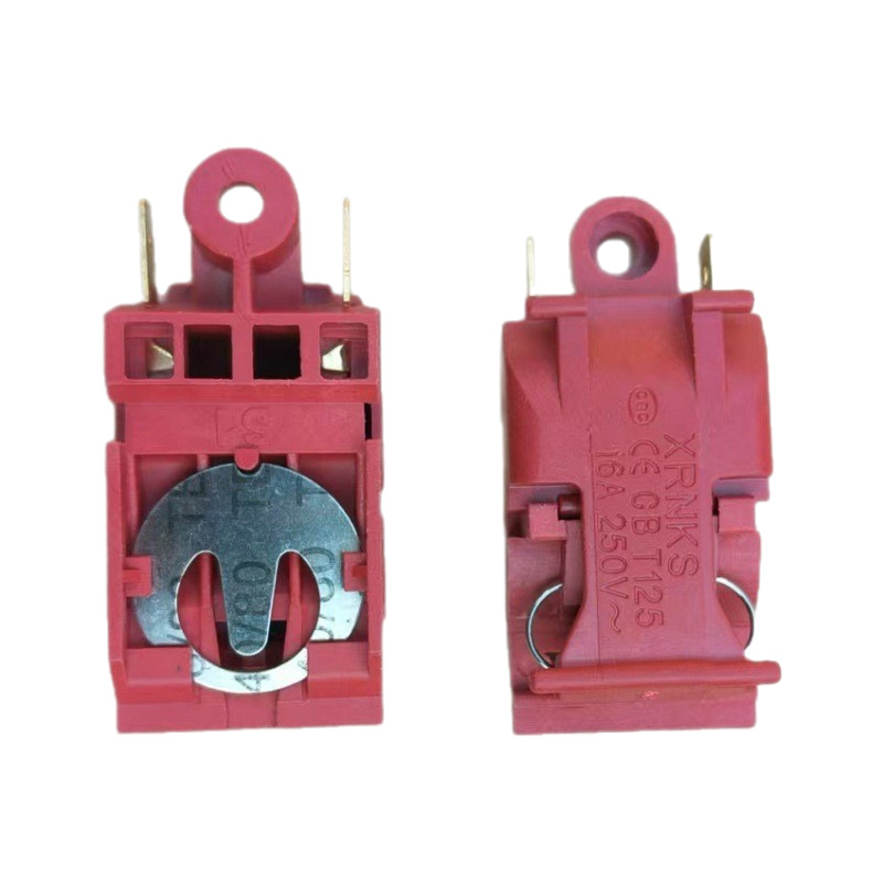 Red white 16A silver contact steam switch kettle switch accessories thermostat kettle temperature control switch