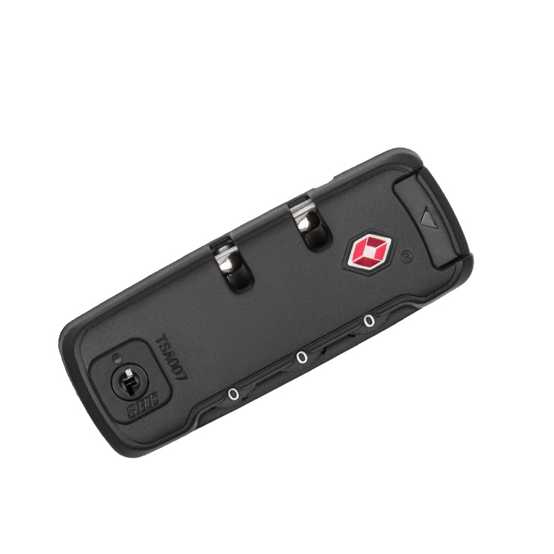 Factory in stock wholesale password lock tsa Customs lock backpack zipper lock TSA21101 customs fixed lock Black