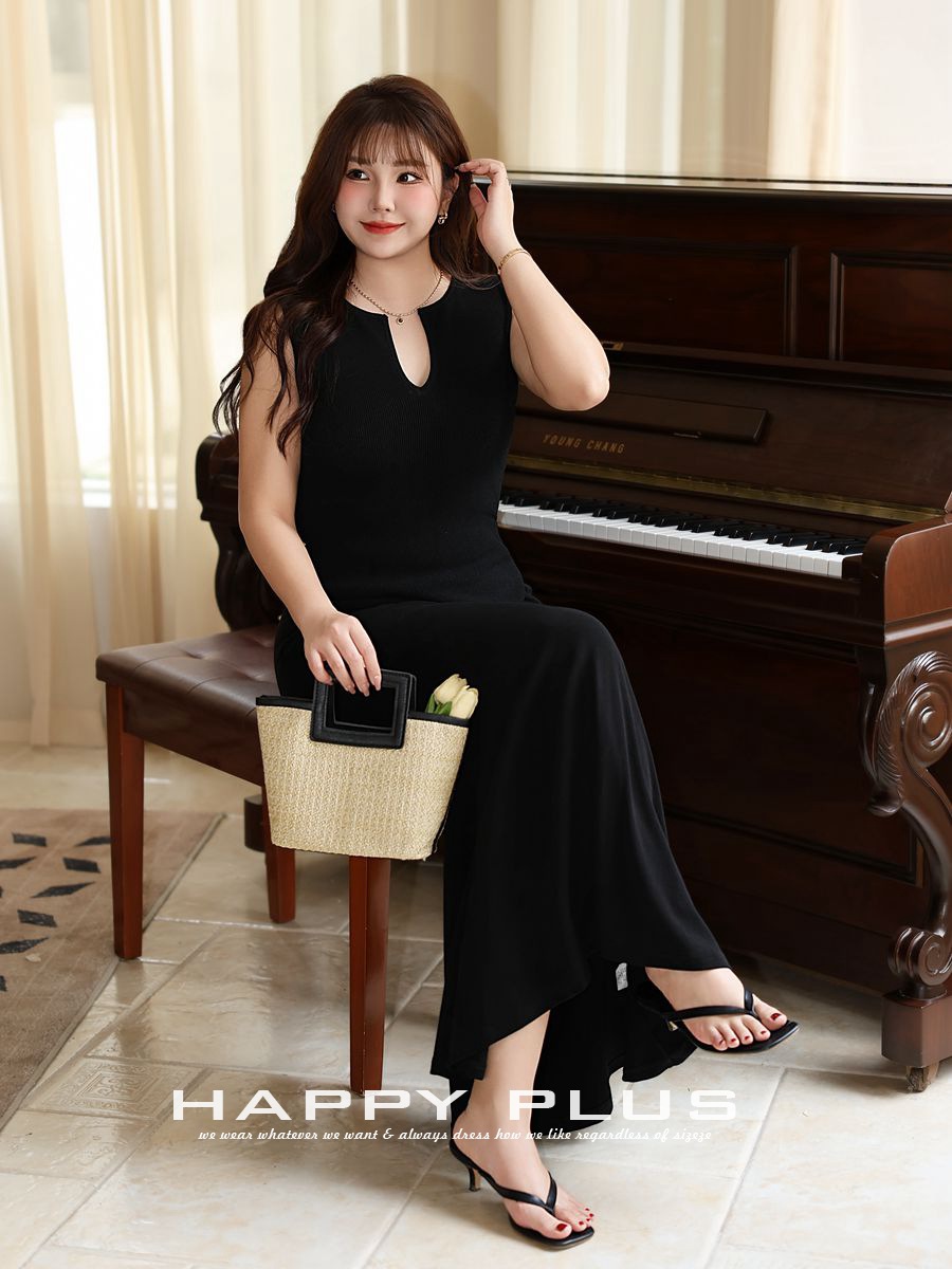 Draping hot girl fishtail skirt Runqi 8875 plus size women's new French fishtail skirt OL long skirt