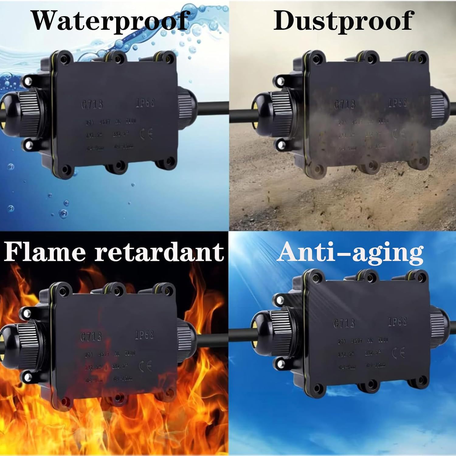 Klj Abzweigdose Ip68 Wasserdicht，Anschlussdose Wasserdichte