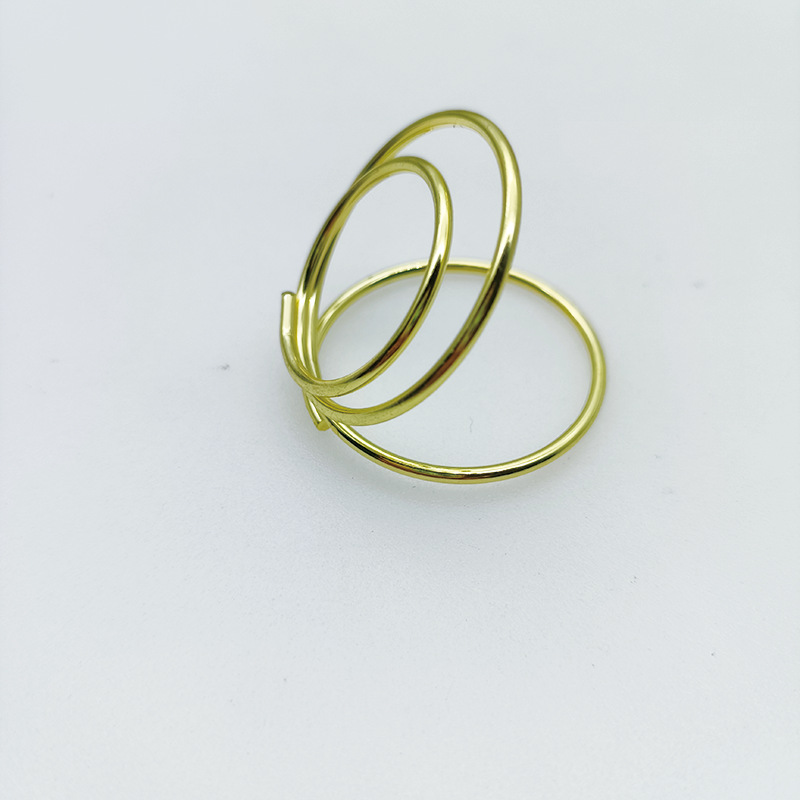 New Large Double-Layer Round Note Holder Wedding Card Holder Metal Note Holder Photo Holder Cartoon Business Card