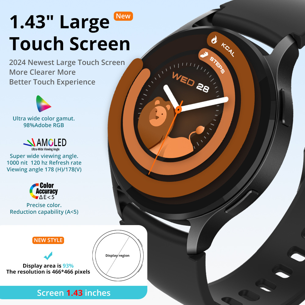 COLMI i28 Ultra AI smartwatch AMOLED display with built-in AI Da-GPT,
