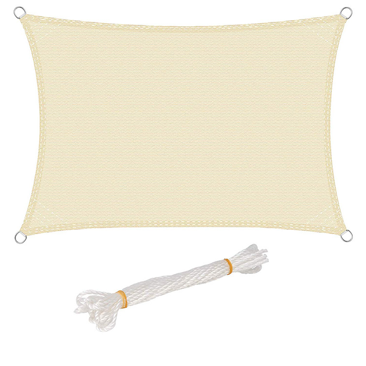 Greenhouse Sunshade Canopy, Windproof, Sun-Resistant, Durable, Courtyard Shading, Beige Sunshade Canopy, Heat-Insulating Canopy