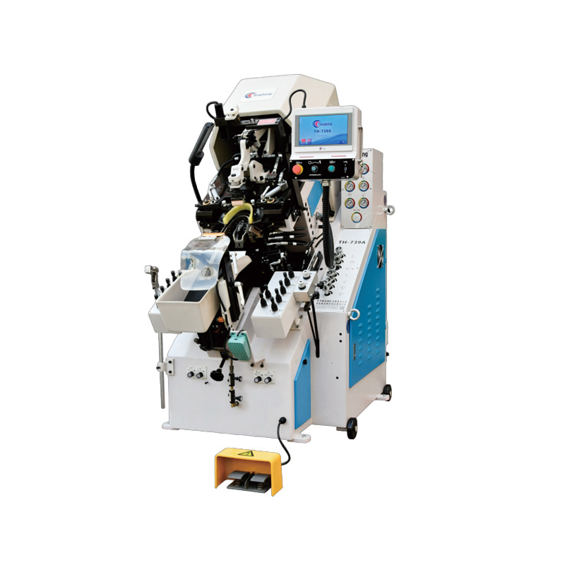 Factory wholesale 739A front upper machine hydraulic computer memory control 9-claw multi-function automatic gluing shoe making machine