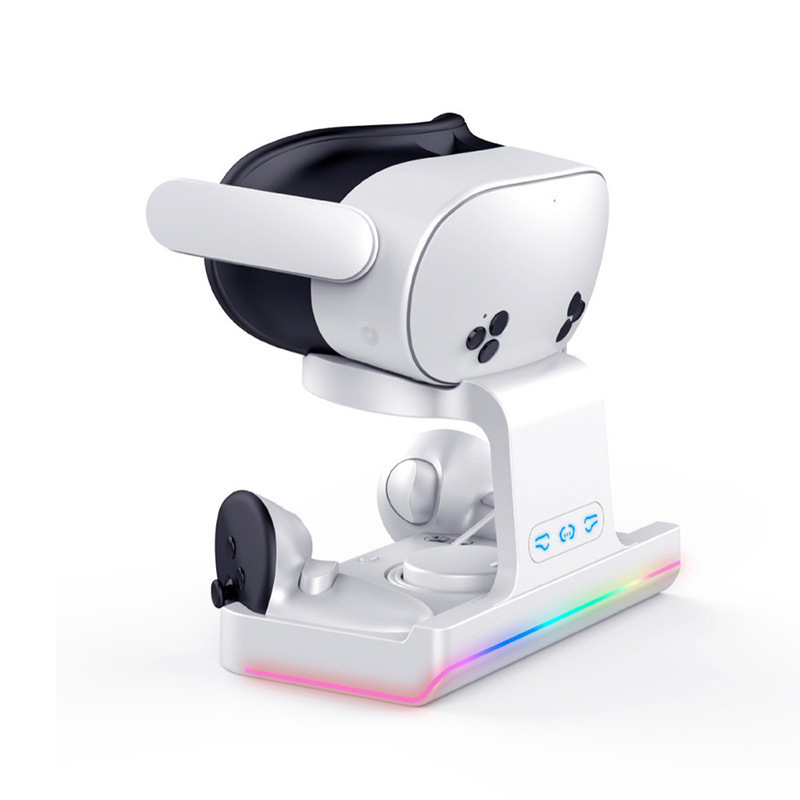 Cross-border hot sale Meta Quest 3S magnetic fast charging VR meta 3S detachable charging base