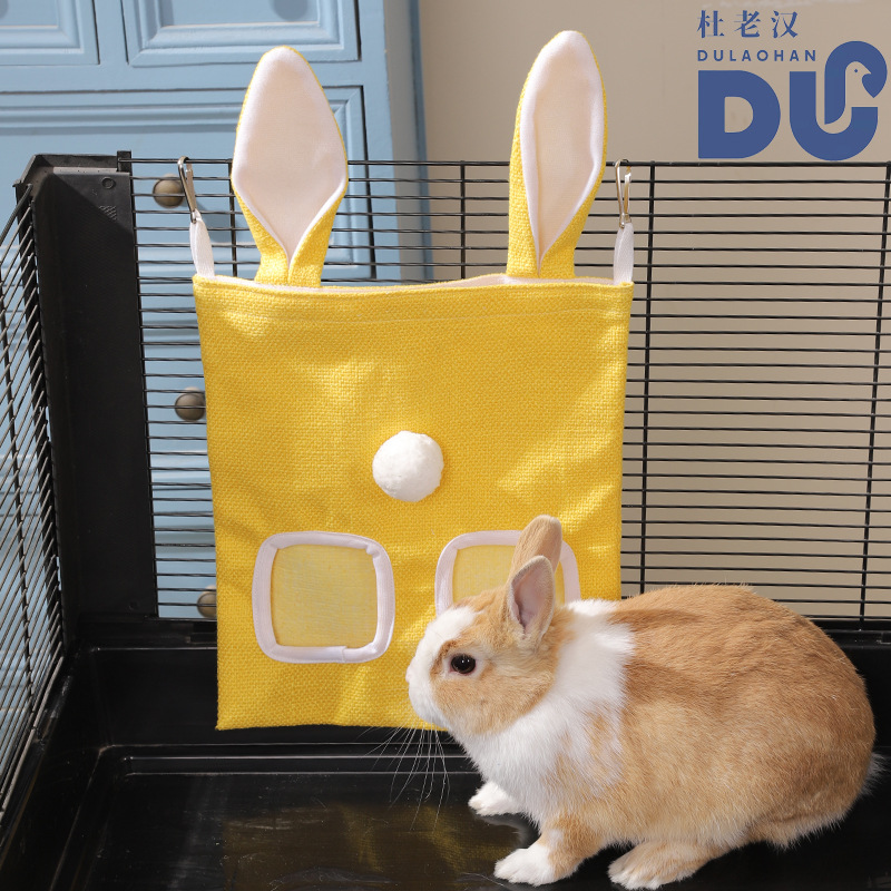 Cross-border hot sale New du laohan rabbit Dutch pig straw bag rabbit cage special rabbit nest bite-resistant scratch-resistant Hay bag