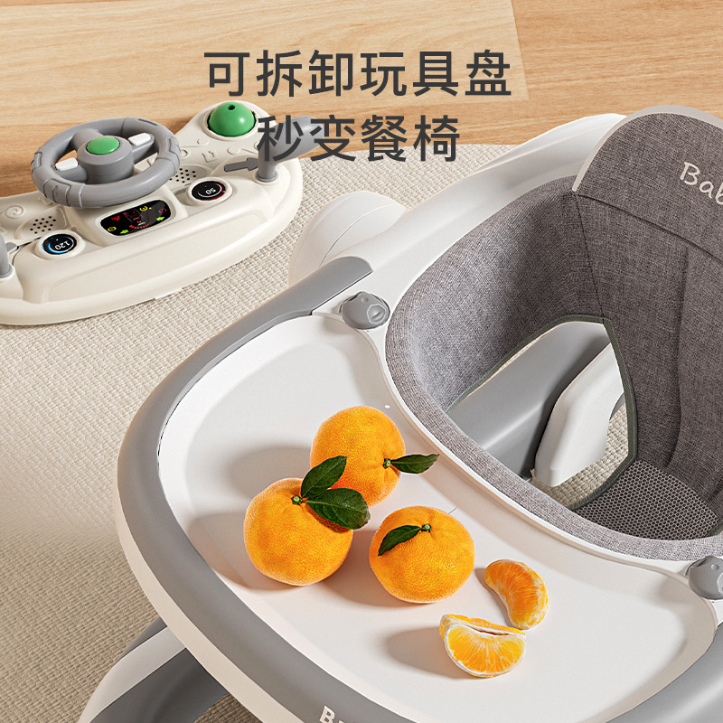 Infant Walker Three-In-One Baby Walker 6-18 Months Foldableable Anti-Rollover Walker