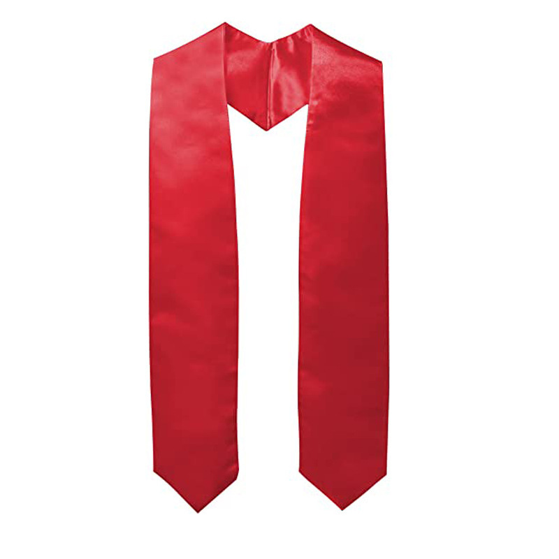Junior High School, University, Graduate Student Graduation Season Ribbon Shoulder Strap Pure Color Graduation Etiquette Belt Honor Awarding Silks and Satins Shawl