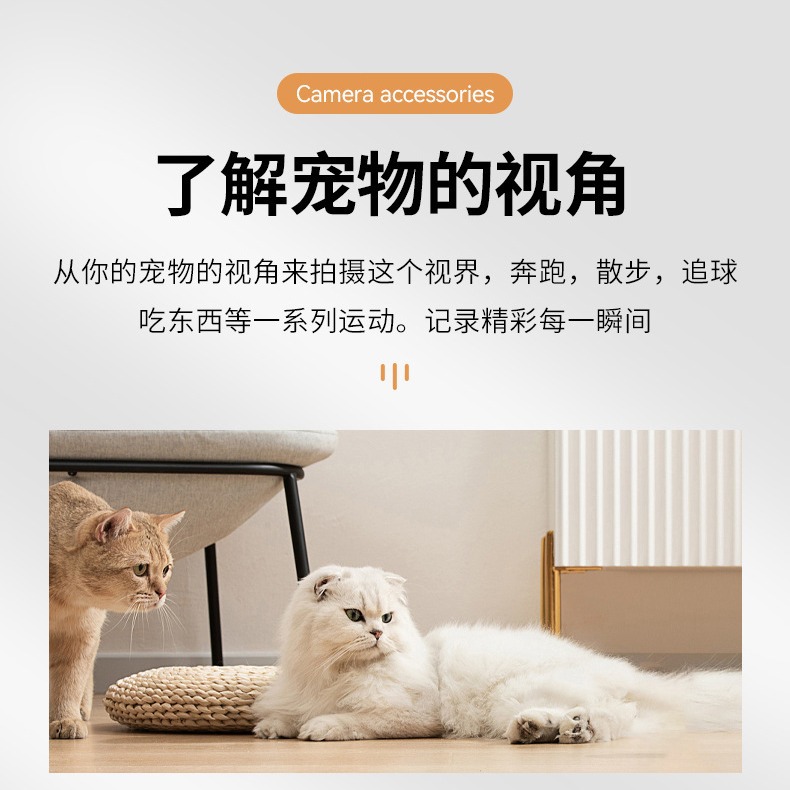 Digital Pet Camera Bracket 360 Degree Rotation Home Outdoor Sports Hunting Camera New Night Vision Wide Angle