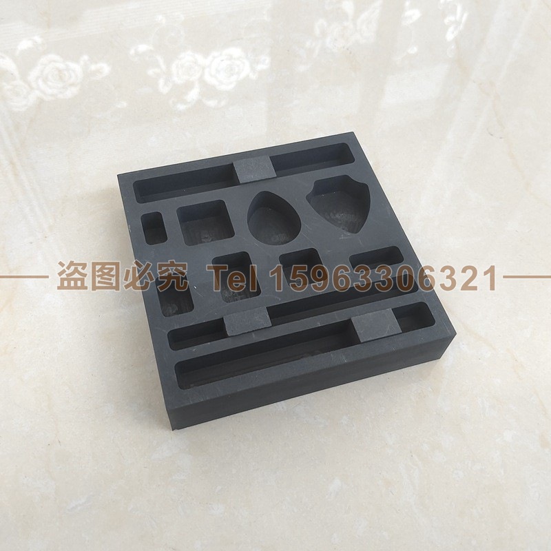 Graphite Oil Tank Porous Graphite Mold Movable Baffle Gold and Silver Metal Ingot Easy Demoulding High Temperature Resistance