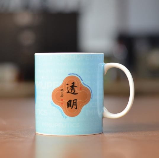 11oz Ceramic Mug with Logo Pattern Printing and Drawing Export Bone China Reinforced Porcelain 15 Water Cup White Porcelain