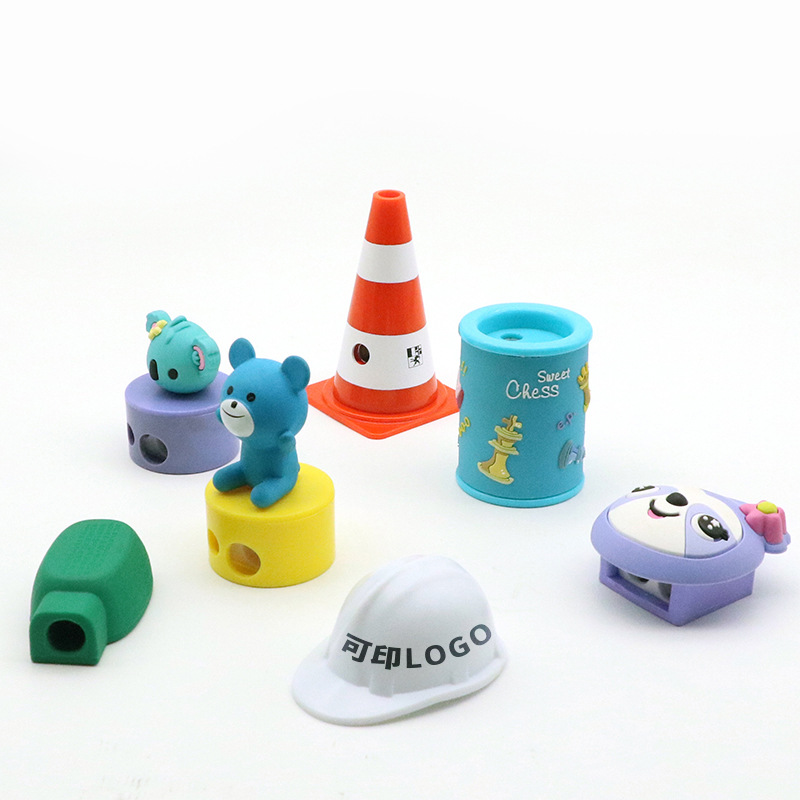 Creative Cultural and Creative Cultural Relics Museum Pencil Sharpener Customized Pvc Glue Pencil Sharpener Customized Tpr Mini Cartoon Stationery