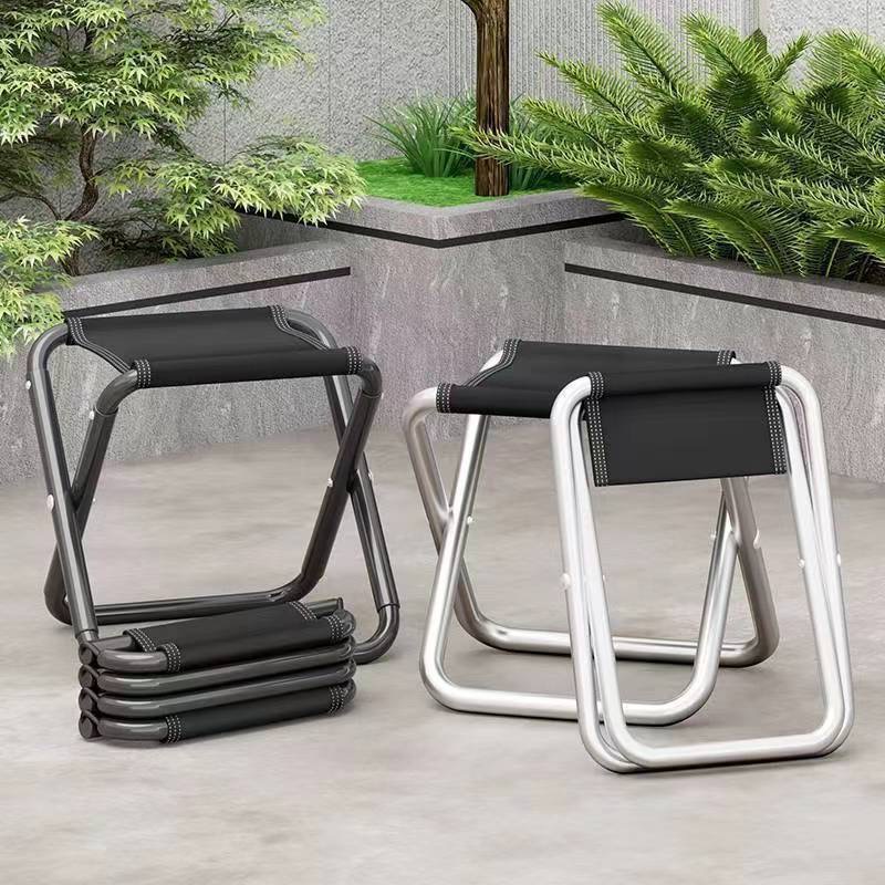 Outdoor Folding Stool Portable Mazar Bench Fishing Small Stool Camping Chair Bench Ultra Light Subway Wholesale