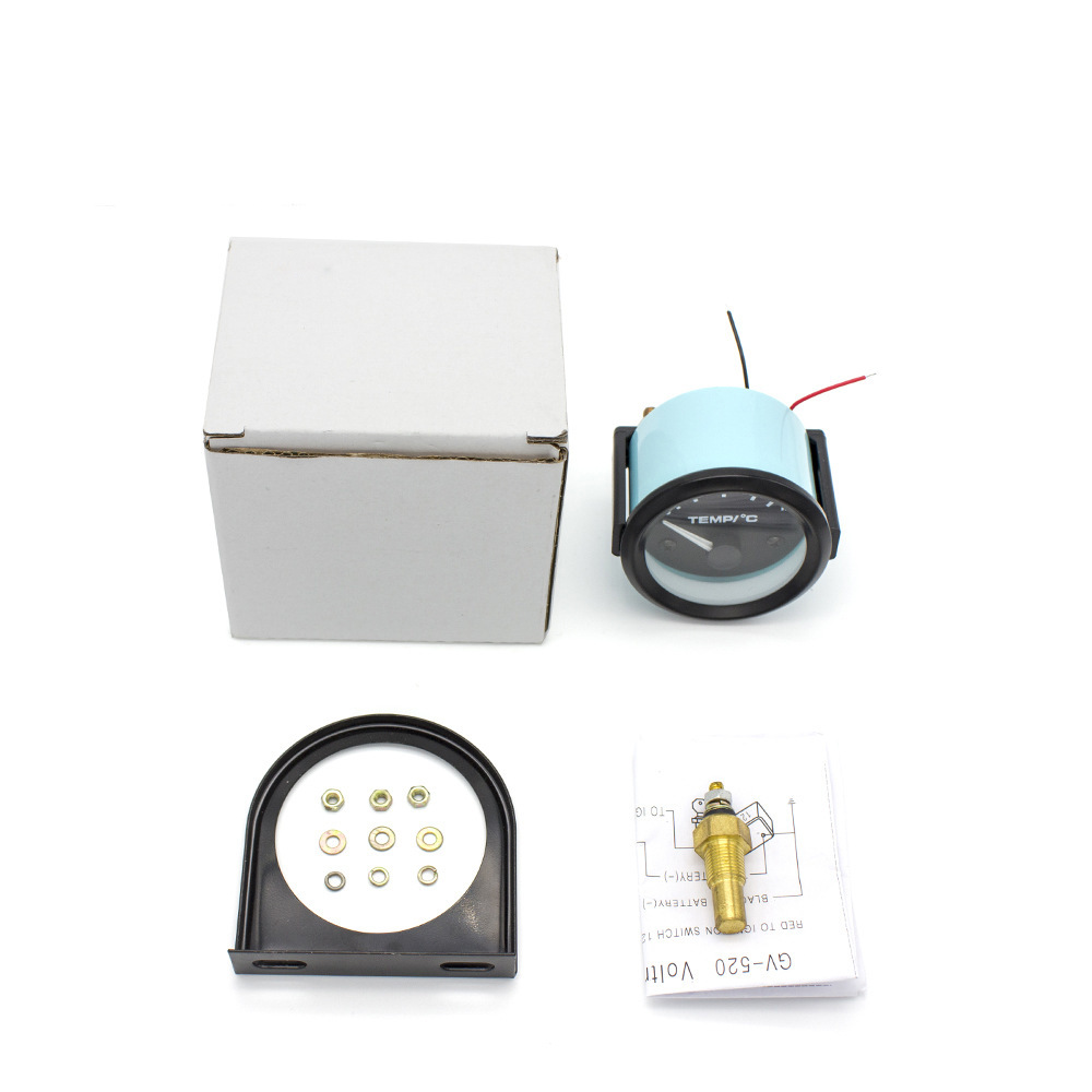 Cross-border hot sale modified car meter 2 inch 52MM universal water temperature meter 40-120°C water temperature meter
