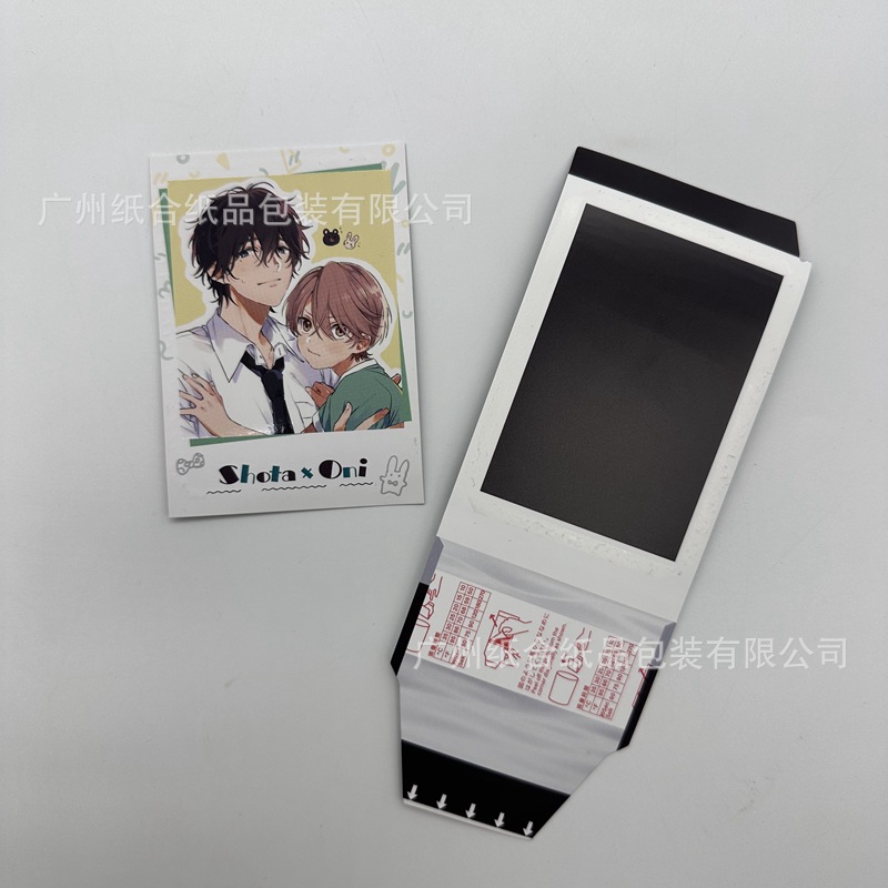 Customized Anime Peripheral Polaroid-Style Peel-And-Stick Cards, Blind Box Live Unboxing Cards, and Tear-Off Fun Cards