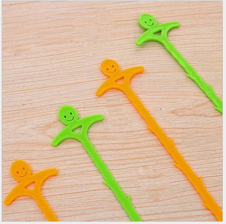 D-type smiling face kitchen pipe dredge hook sewer toilet dredge sink anti-blocking cleaning hook dredge strip