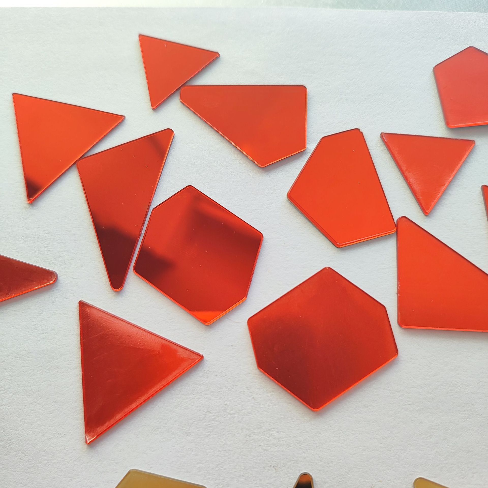 Factory wholesale acrylic color lens diy handmade patch color PC lens plexiglass decorative lens